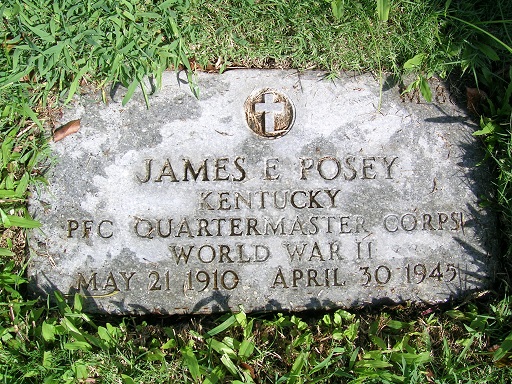 James E. Posey Grave Marker Hawaii