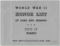 Idaho Army Cover Page