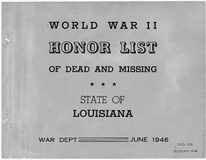Louisiana Army Cover Page