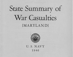 Maryland Navy Cover Page