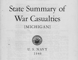 Michigan Navy Cover Page
