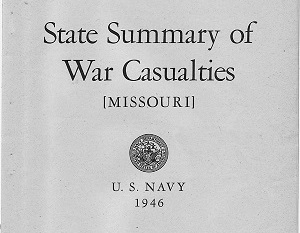 Missouri Navy Cover Page