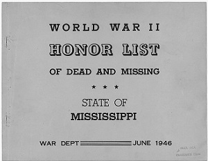 Mississippi Army Cover Page