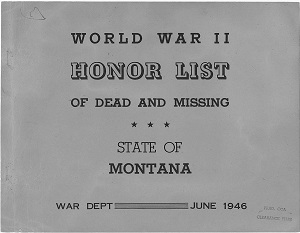 Montana Army Cover Page