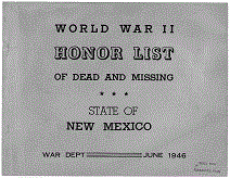 New Mexico Army Cover Page