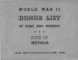 Nevada Army Cover Page