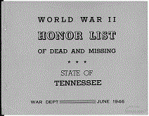 Tennessee Army Cover Page
