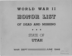 Utah Army Cover Page