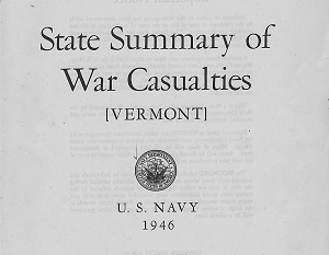 Vermont Navy Cover Page