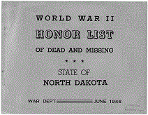 North Dakota Army Cover Page