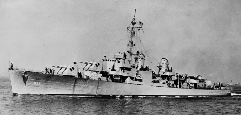 USS Cooper DD-695